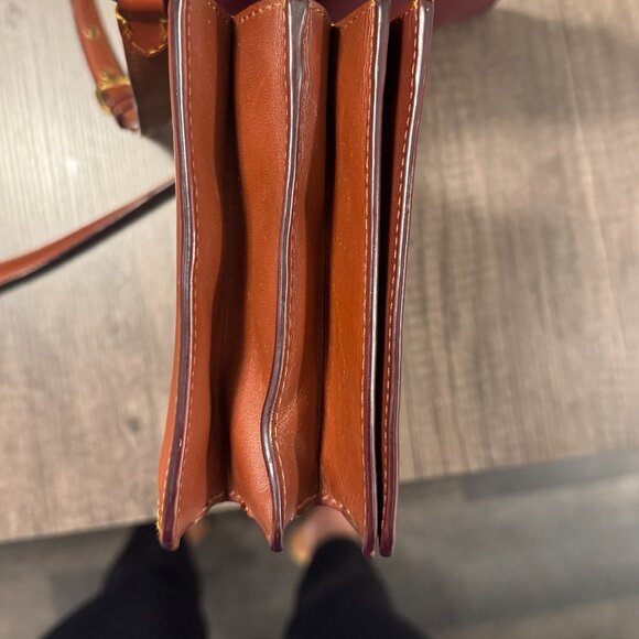 Coach 54652 Prairie Signature Riley Tan Rust Crossbody Bag - Picture 8 of 8